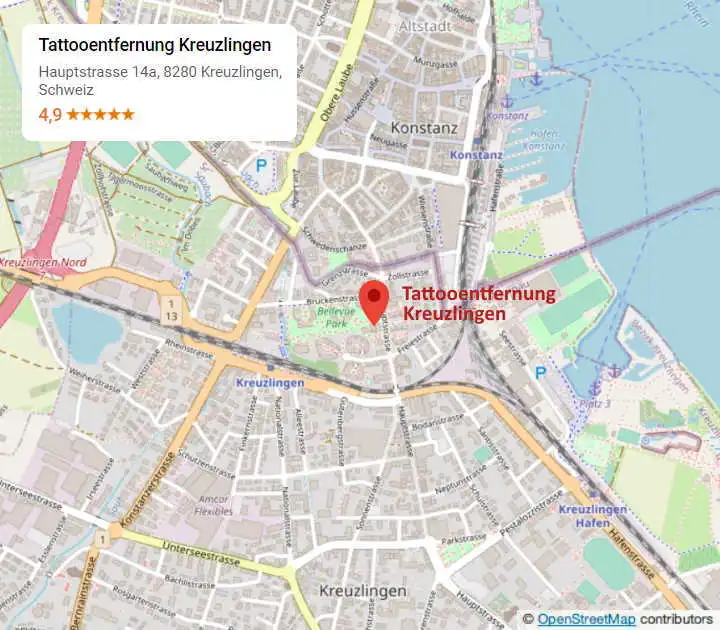 Anfahrt zur Praxis Tattooentfernung